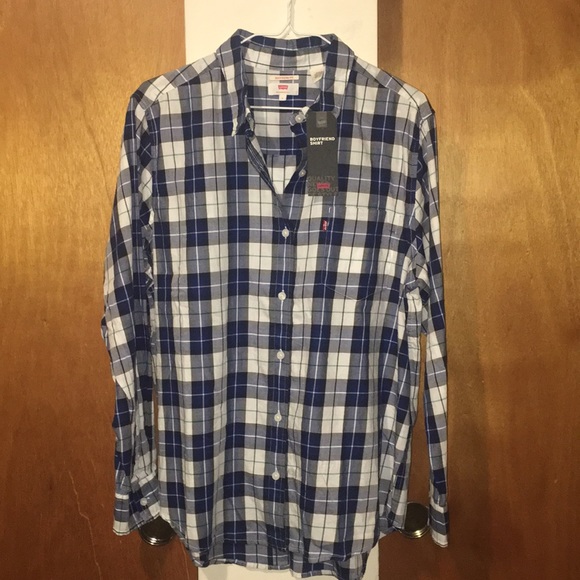 💙NWT Levi’s Boyfriend Button Back Shirt - Picture 6 of 8